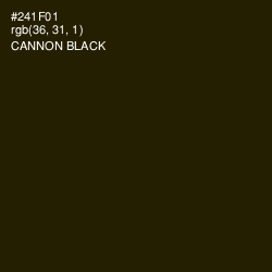 #241F01 - Cannon Black Color Image